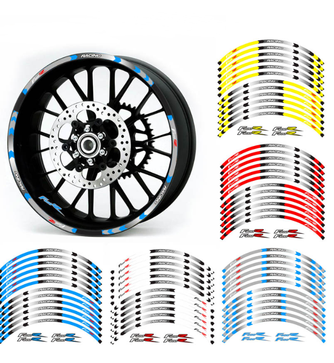 Pegatinas y decoración para llantas de color 3M de BMW F800R